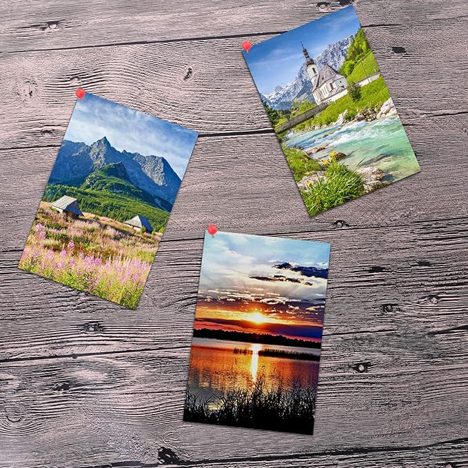 Outus 500 Pieces Map Push Pins Map Tacks Plastic Round Head Tacks with Steel Points (Multicolor, 1/8 Inch)-DeskLoop Office