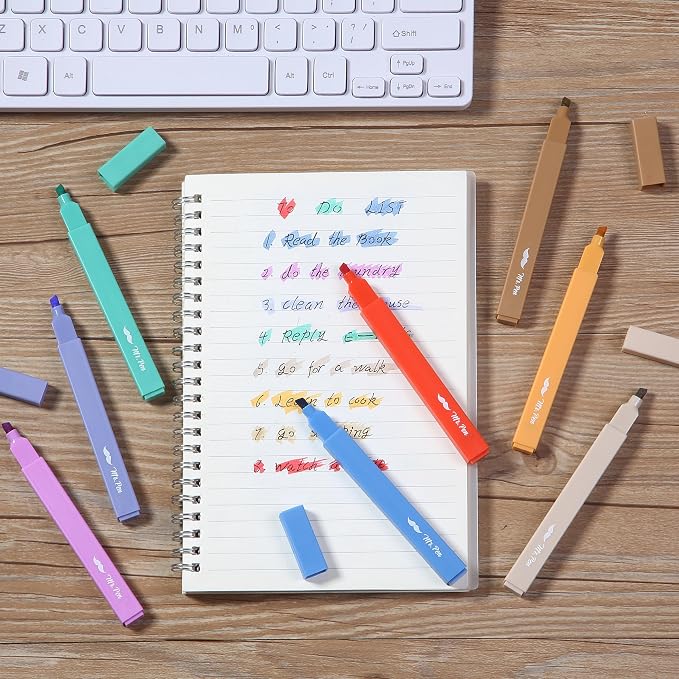 Mr. Pen- Aesthetic Highlighters No Bleed, 8 Pack, Cute Highlighters Assorted - Image 7