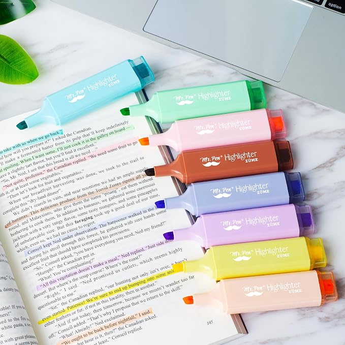 Mr. Pen- Pastel Highlighters, 8 Pack, Highlighters - Image 8