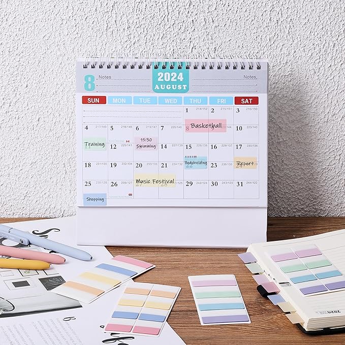 Mr. Pen- Sticky Index Tabs, 360 Pcs, Colorful Sticky Tabs for Notebooks, Page Markers, Page Tabs for Binders, Page Tabs Sticky Tabs for Books, Notebook Tabs, Book Sticky Tabs for Notebooks-DeskLoop Office