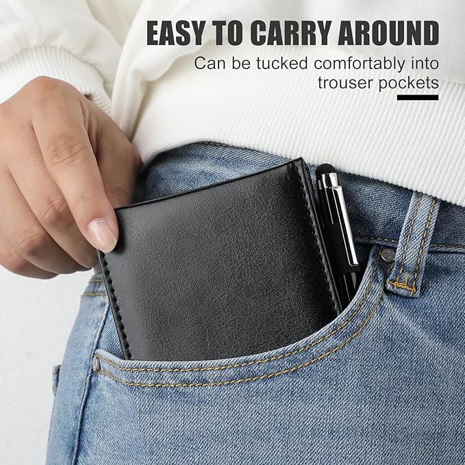 Outus 10 Pcs Pocket Notebook with Pen Set Included Mini Pocket Notepad Holder with 50 Lined Sheets, Metal Pen, 8 Pcs 3 x 5 Inch Memo Book Refills, 30 Lined Paper Per Note Pad (Black, Yellow)-DeskLoop Office