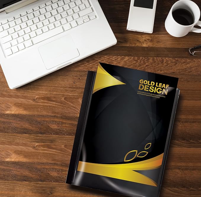 Better Office Products 60 Pocket Bound Black Presentation Book, - Image 7