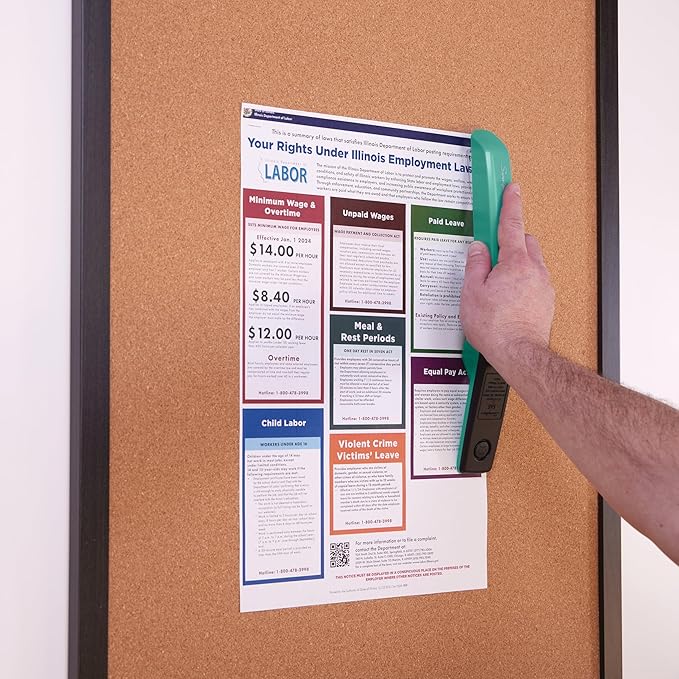 Swingline Stapler, 20 Sheet Capacity, 545 Desktop Stapler, Spring Green (S7054514)-DeskLoop Office