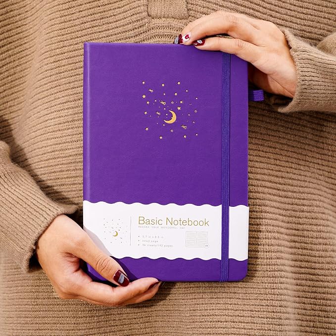 CAGIE Lined Journal Notebook for Work, Hardcover Notebook Journal - Image 9