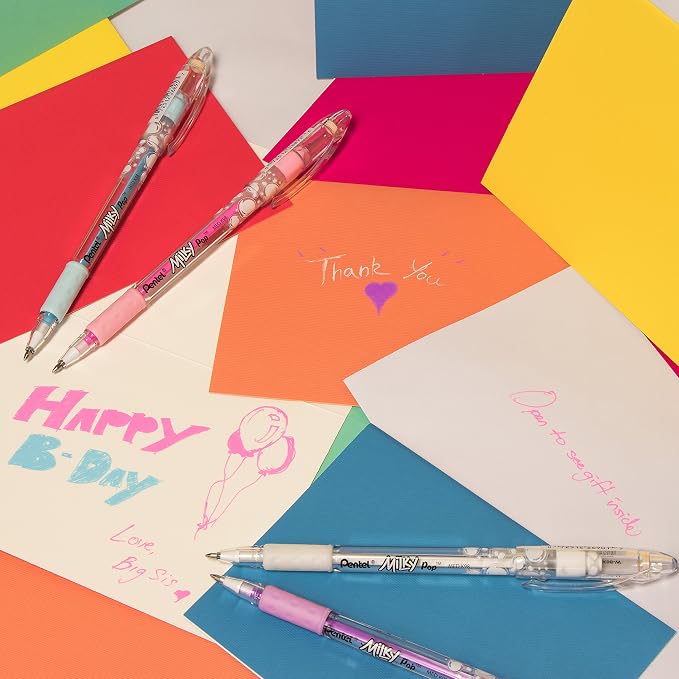 Pentel Milky POP Pastel Gel Pen, Medium Line - Image 8