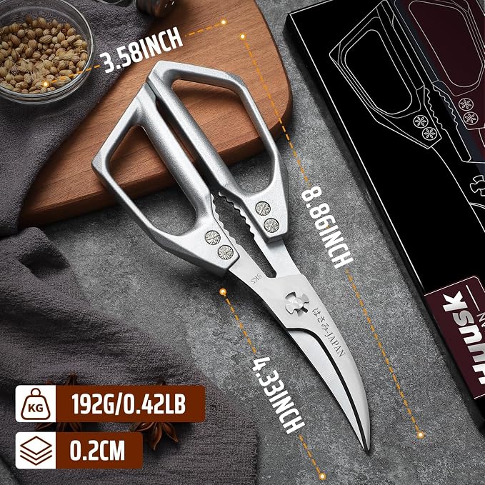 Huusk Seafood Scissors Silver - Image 7