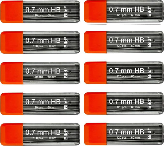 Bild Premium 0.7 mm Mechanical Pencil Lead Refills (HB Mega, 0.7 mm)-DeskLoop Office