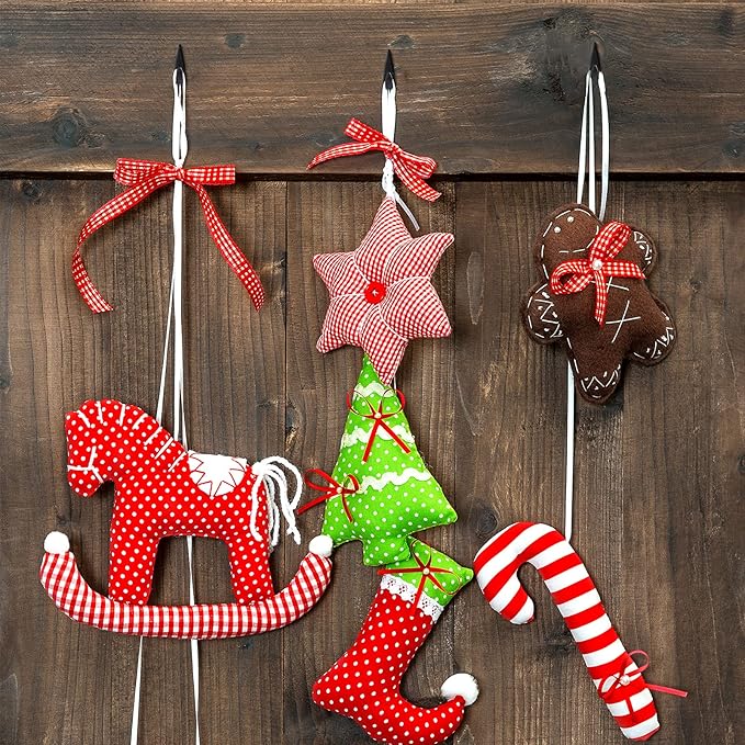 Ferraycle 30 Pieces Metal Push Pin Hangers 20 lbs Picture Hooks Zinc Alloy Thumb Tacks Hanging Hooks with Nails for Home Office Fabric Wall Wooden Board (Black)-DeskLoop Office