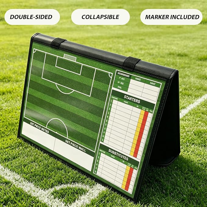 Soccer Coaching Board Magnetic Double Sided Dry Erase Soccer Tactics Board - Image 7