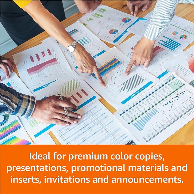 Amazon Basics Multipurpose Copy Printer Paper, 8.5-x-11-inch, 24lb, 1500 Sheets (3 Packs of 500), 97 Bright, White-DeskLoop Office