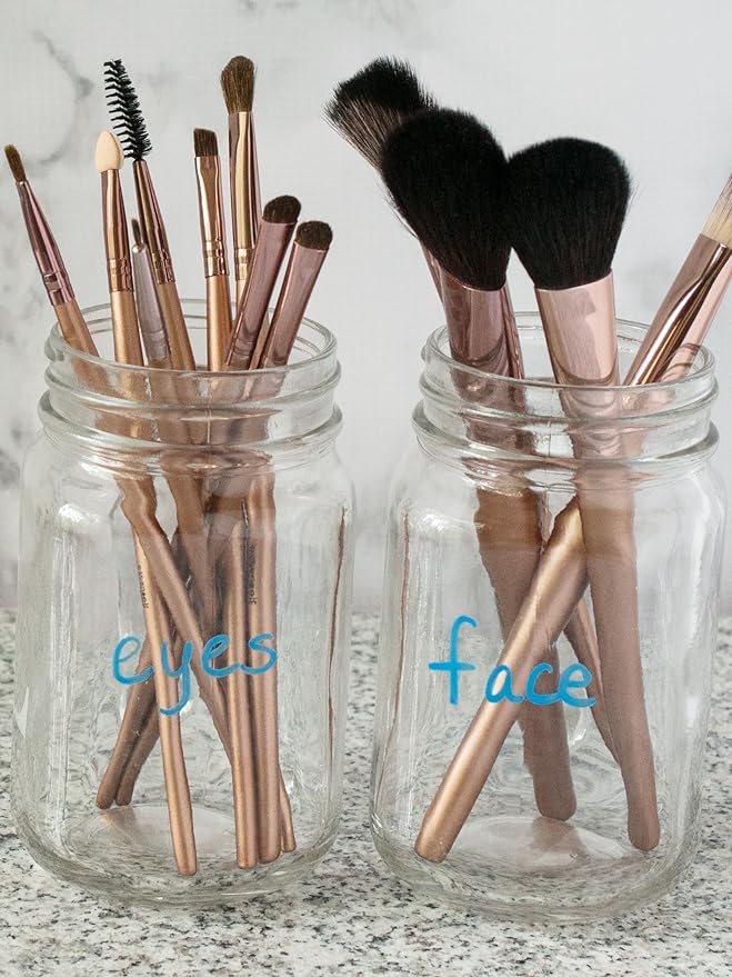 Cestari Blue Liquid Chalk Marker Pen - 2mm Skinny Tip - Nontoxic for Wine Glasses, Chalkboards, Windows, Mirrors, and More-DeskLoop Office