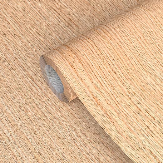 GSCIT Club Red Oak Wood Veneer, 12 inch x 25ft Wood Edge Banding Preglued Flexible, Veneer Tape Banding for Cabinet Repair Furniture-DeskLoop Office