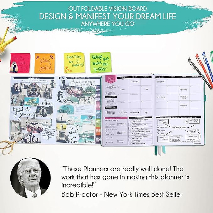2025-2026 Planner Weekly and Monthly | 16-Month Life Planner to Increase Focus & Productivity | Reduce Overwhelm & Achieve Your Biggest Goals | Include Gift Box & Stickers | Sep 2025-Dec 2026-DeskLoop Office