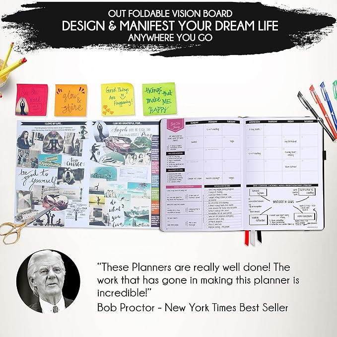 2025-2026 Planner Weekly and Monthly | 16-Month Life Planner to Increase Focus & Productivity | Reduce Overwhelm & Achieve Your Biggest Goals | Include Gift Box & Stickers | Sep 2025-Dec 2026-DeskLoop Office