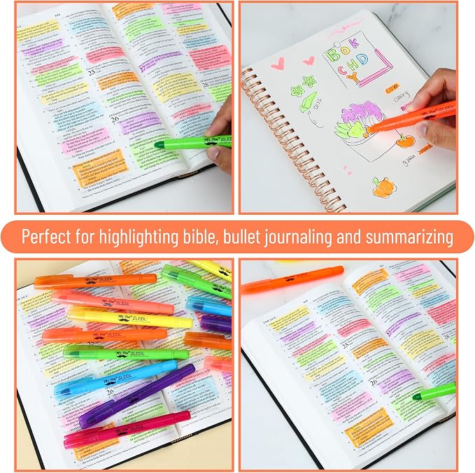 Mr. Pen- No Bleed Gel Highlighters, Vibrant Colors, 20 Pack | Bible - Image 6