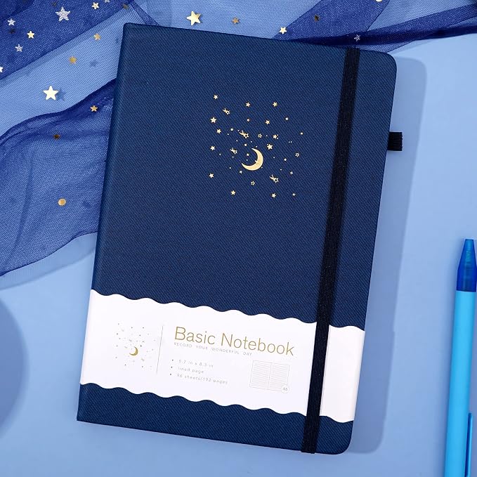 CAGIE Lined Journal Notebook for Work, Hardcover Notebook Journal - Image 8