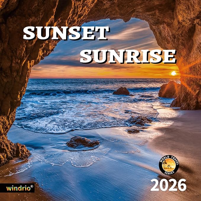 2026 Wall Calendar,Calendar 2026, July 2025 - December 2026, Wall Calendar Sunset, 12" x 24" Opened,Full Page Months Thick & Sturdy Paper for Calendar Organizing & Planning-DeskLoop Office