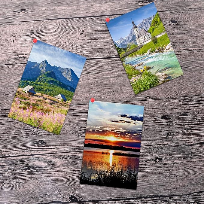 Outus 500 Pieces Map Push Pins Map Tacks Plastic Round Head Tacks with Steel Points (10 Colors, 1/5 Inch)-DeskLoop Office