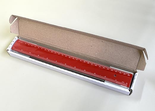 Acrimet Plastic Ruler 12 Inches/ 30 Centimeters, Measuring Device Tool for Student, School, Office, Heavy Duty (Citric Assorted Color) (6 Pack)-DeskLoop Office