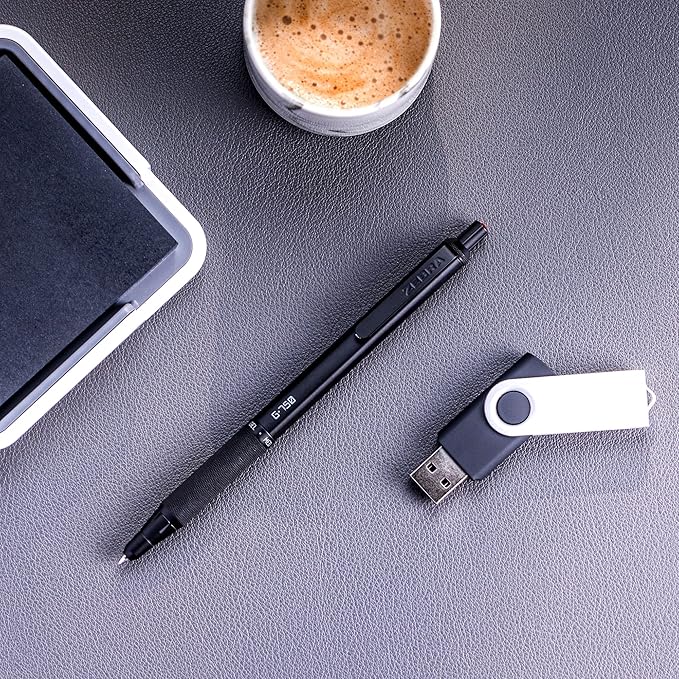 Zebra Pen Premium Writing Gift Set 3-Pack, Black Ink, Medium/Fine Point, Includes G-750 Gel Pen, F-701 Ballpoint Pen, and M-701 Mechanical Pencil, Metal Barrels, Refillable (10513)-DeskLoop Office