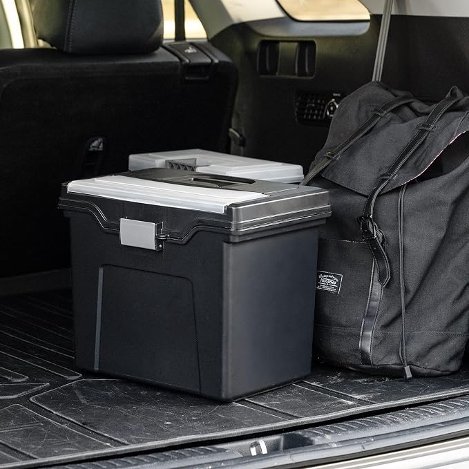 IRIS USA File Box with Lid File Organizer - Image 11