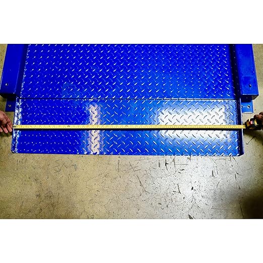 Liberty LS-917-R NTEP Low Profile Drum Scale with 4' x 4' (48" x 48') Platforms for Barrel Weighing, Regular LED Version | 5000 lbs x 1 lb-DeskLoop Office