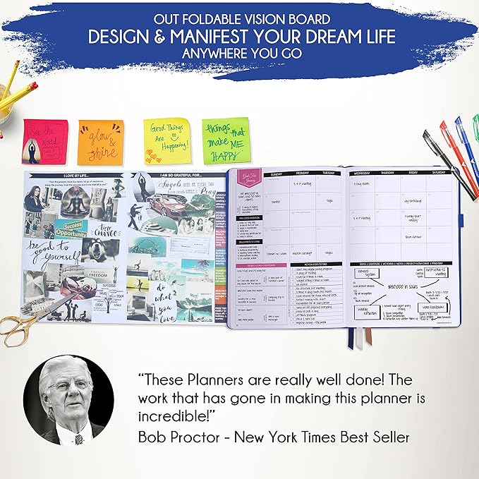 2025-2026 Planner Weekly and Monthly | 16-Month Life Planner to Increase Focus & Productivity | Reduce Overwhelm & Achieve Your Biggest Goals | Include Gift Box & Stickers | Sep 2025-Dec 2026-DeskLoop Office