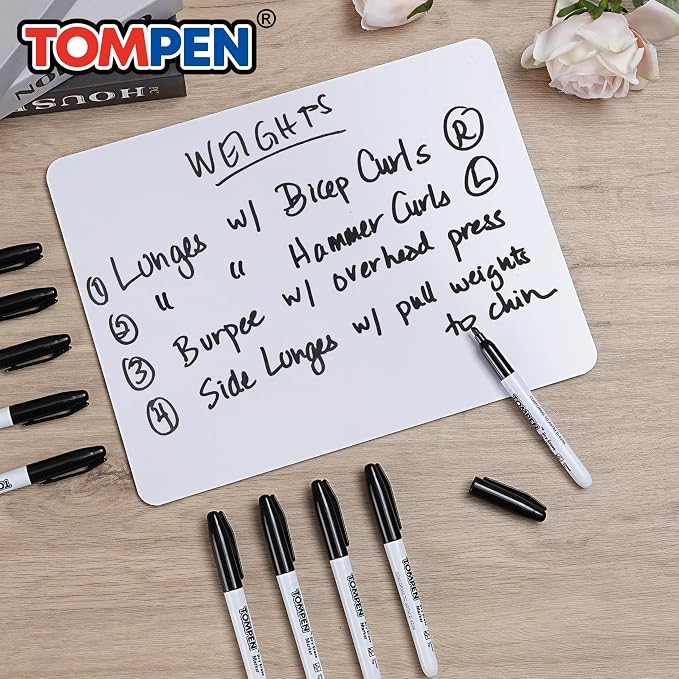 Dry Erase Markers Chisel Tip Black, Erasable Whiteboard Markers - Image 7