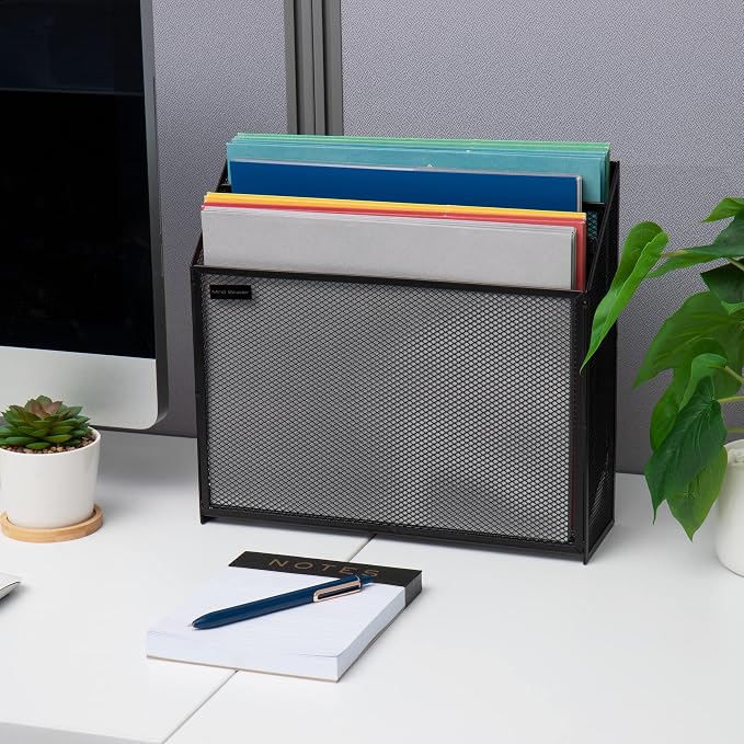 Mind Reader Metal Mesh File Organizer - Image 6