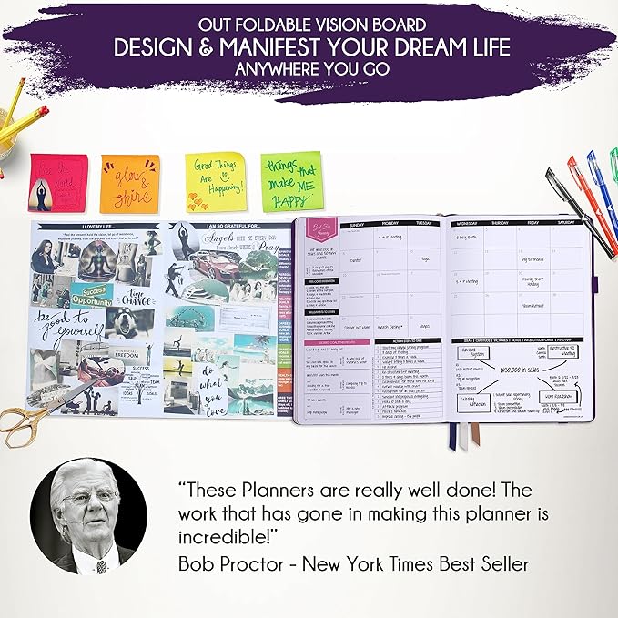 2025-2026 Planner Weekly and Monthly | 16-Month Life Planner to Increase Focus & Productivity | Reduce Overwhelm & Achieve Your Biggest Goals | Include Gift Box & Stickers | Sep 2025-Dec 2026-DeskLoop Office