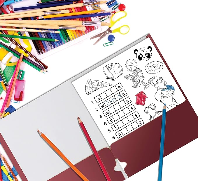 Better Office Products Two Pocket Portfolio Folders, Letter Size Paper Folders - Image 7