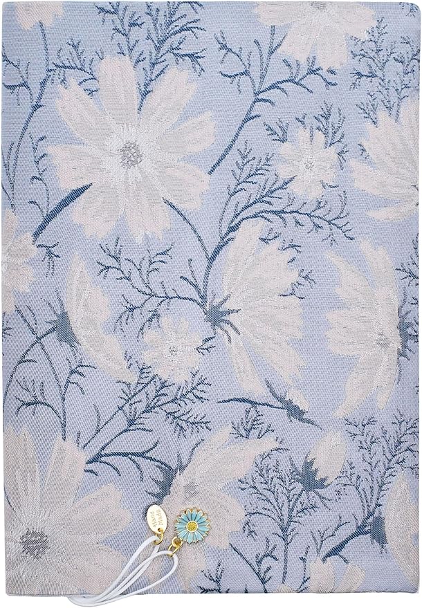 BLBMH Book Covers for Paperbacks Fit for 5.5x8.5 inch Adjustable BookCover for Women Soft Cloth Protector for Notebook Journal Book Lovers Gifts - Daisy 8.5in-DeskLoop Office