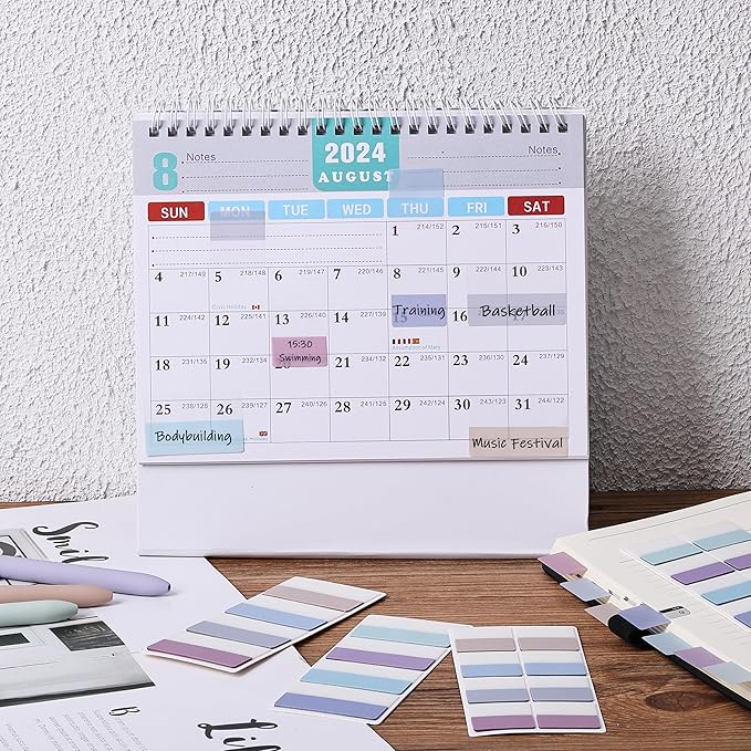 Mr. Pen- Sticky Index Tabs, 360 Pcs, Pastel Sticky Tabs for Notebooks, Page Markers, Page Tabs for Binders, Page Tabs Sticky Tabs for Books, Notebook Tabs, Book Sticky Tabs for Notebooks-DeskLoop Office