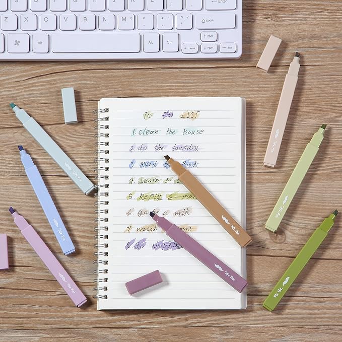 Mr. Pen- Aesthetic Highlighters No Bleed, 8 Pack, Cute Highlighters Assorted - Image 7
