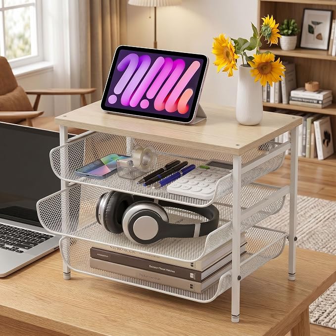 4-Tier Mesh Desk Organizer - Image 7