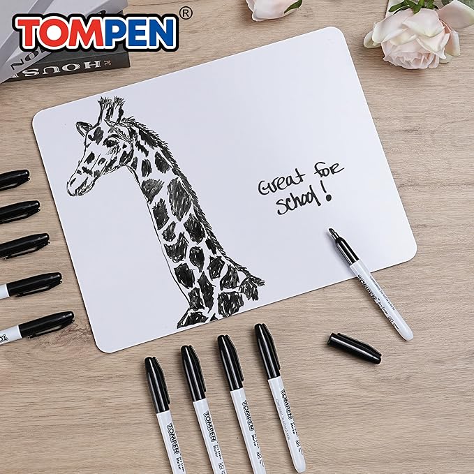 Dry Erase Markers Black,160 Bulk Pack Chisel Tip,Low Odor Quick-Drying Whiteboard Markers for Office Home School Writing Planning-DeskLoop Office