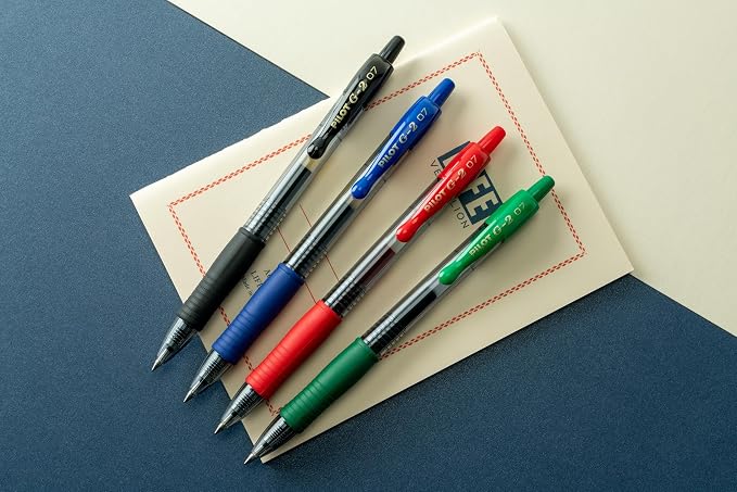 Pilot G2 Pens, Premium Refillable And Retractable Gel Ink Pens Fine Point 0.7mm - Image 7