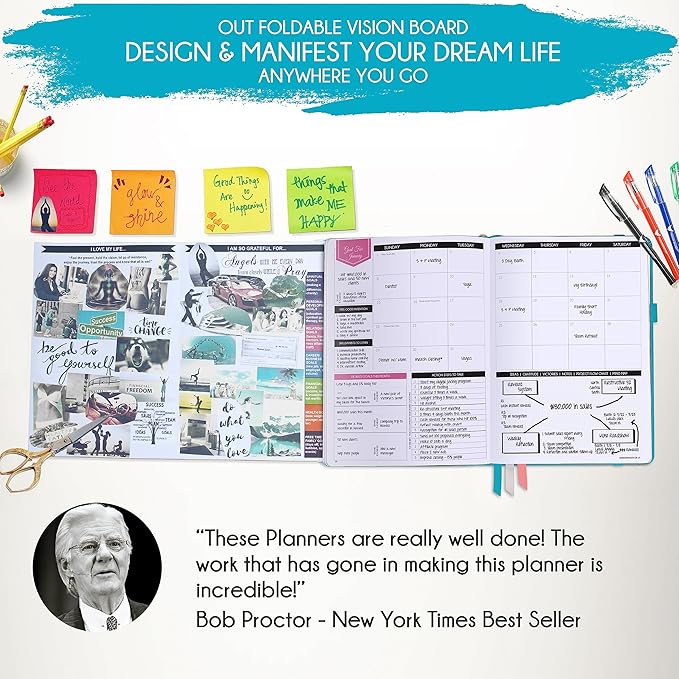 2025-2026 Planner Weekly and Monthly | 16-Month Life Planner to Increase Focus & Productivity | Reduce Overwhelm & Achieve Your Biggest Goals | Include Gift Box & Stickers | Sep 2025-Dec 2026-DeskLoop Office
