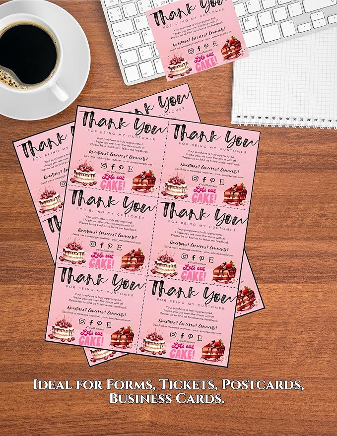 Limited Papers (TM) 8.5x11 Perforated Paper, 20/50 Pound, 75 GSM, Variety of Perforation Sizes and Colors, for Forms, Tickets, Postcards, Business Cards. (Green, 6 up)-DeskLoop Office