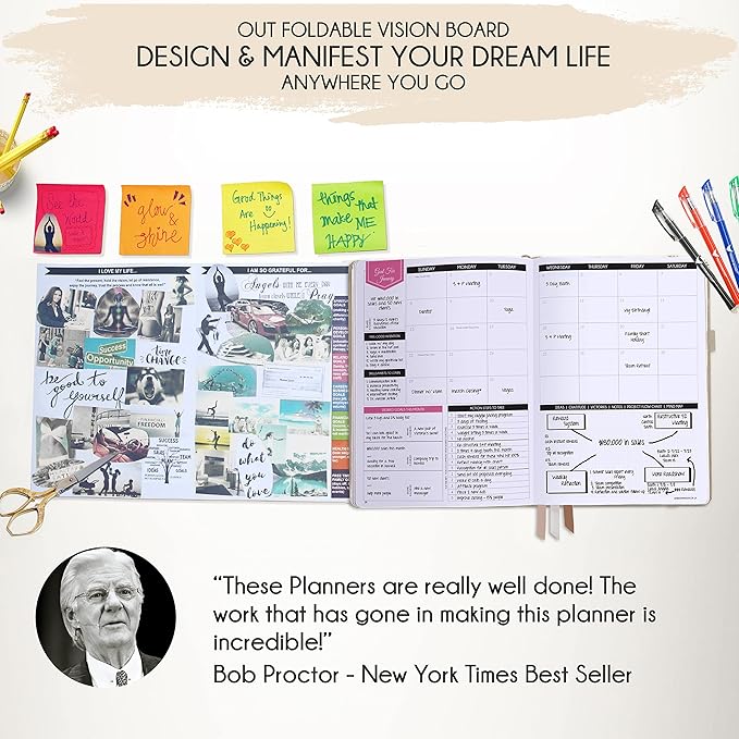 2025-2026 Planner Weekly and Monthly | 16-Month Life Planner to Increase Focus & Productivity | Reduce Overwhelm & Achieve Your Biggest Goals | Include Gift Box & Stickers | Sep 2025-Dec 2026-DeskLoop Office