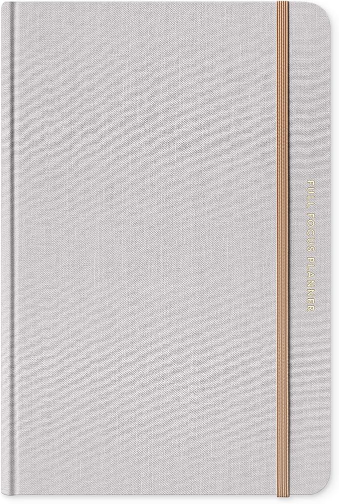 Full Focus Oatmeal Linen Planner by Michael Hyatt - The #1 Daily Planner to Set Annual Goals, Increase Focus, Eliminate Overwhelm, and Achieve Your Biggest Goals - Hardcover-DeskLoop Office