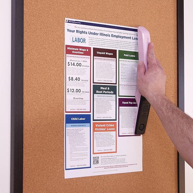 Swingline Stapler, 20 Sheet Capacity, 545 Desktop Stapler, Blush Pink (S7054513)-DeskLoop Office