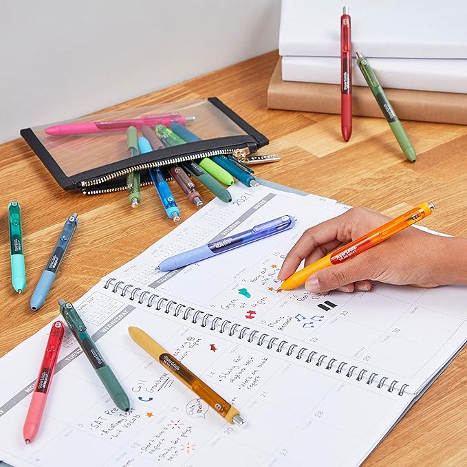 Paper Mate InkJoy Pens Gel Pens Medium Point (0.7 mm) Assorted 36 Count-DeskLoop Office