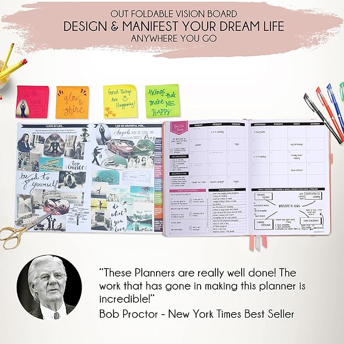 2025-2026 Planner Weekly and Monthly | 16-Month Life Planner to Increase Focus & Productivity | Reduce Overwhelm & Achieve Your Biggest Goals | Include Gift Box & Stickers | Sep 2025-Dec 2026-DeskLoop Office
