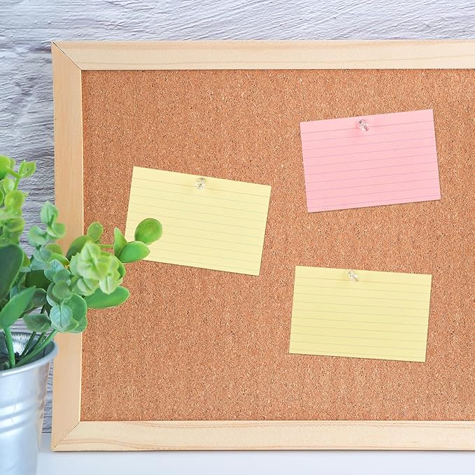 1000 PCS Clear Push pins Tacks for Wall Cork Board Bulletin Board use Clear Plastic Head Pins for Home Office Craft Projects-DeskLoop Office