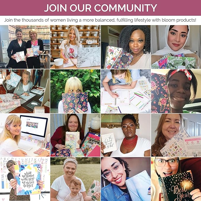 bloom daily planners Holiday Seasonal Planner Sticker Sheets - Vintage Seasonal Sticker Pack - Over 310 Stickers Per Pack!-DeskLoop Office