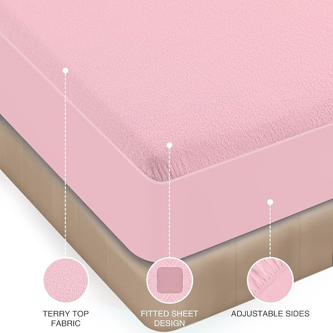 Utopia Bedding Waterproof Mattress Protector, Premium Terry Mattress Cover 200 - Image 7