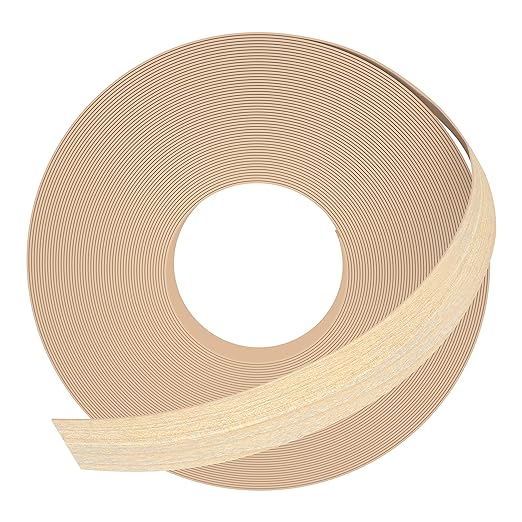 GSCIT Club Red Oak Edge Banding, 3/4 inch x 500ft roll of Veneer Edge Banding Preglued Flexible, Wood Tape Banding for Cabinet Repair Plywood-DeskLoop Office