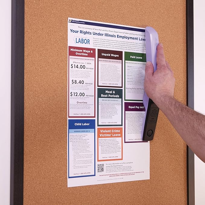 Swingline Stapler, 20 Sheet Capacity, 545 Desktop Stapler, Lavender (S7054512)-DeskLoop Office