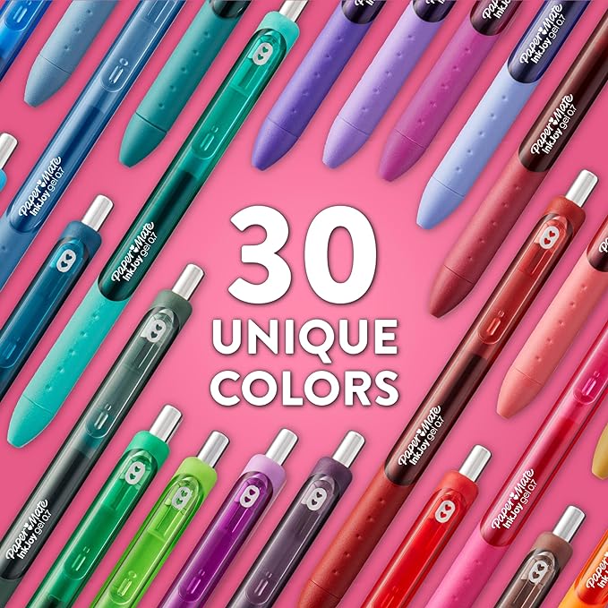 Paper Mate InkJoy Pens, Gel Pens, Medium Point (0.7mm), Assorted, 20 Count
